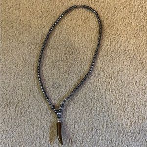 Men’s Necklace With Italian Horn Pendant